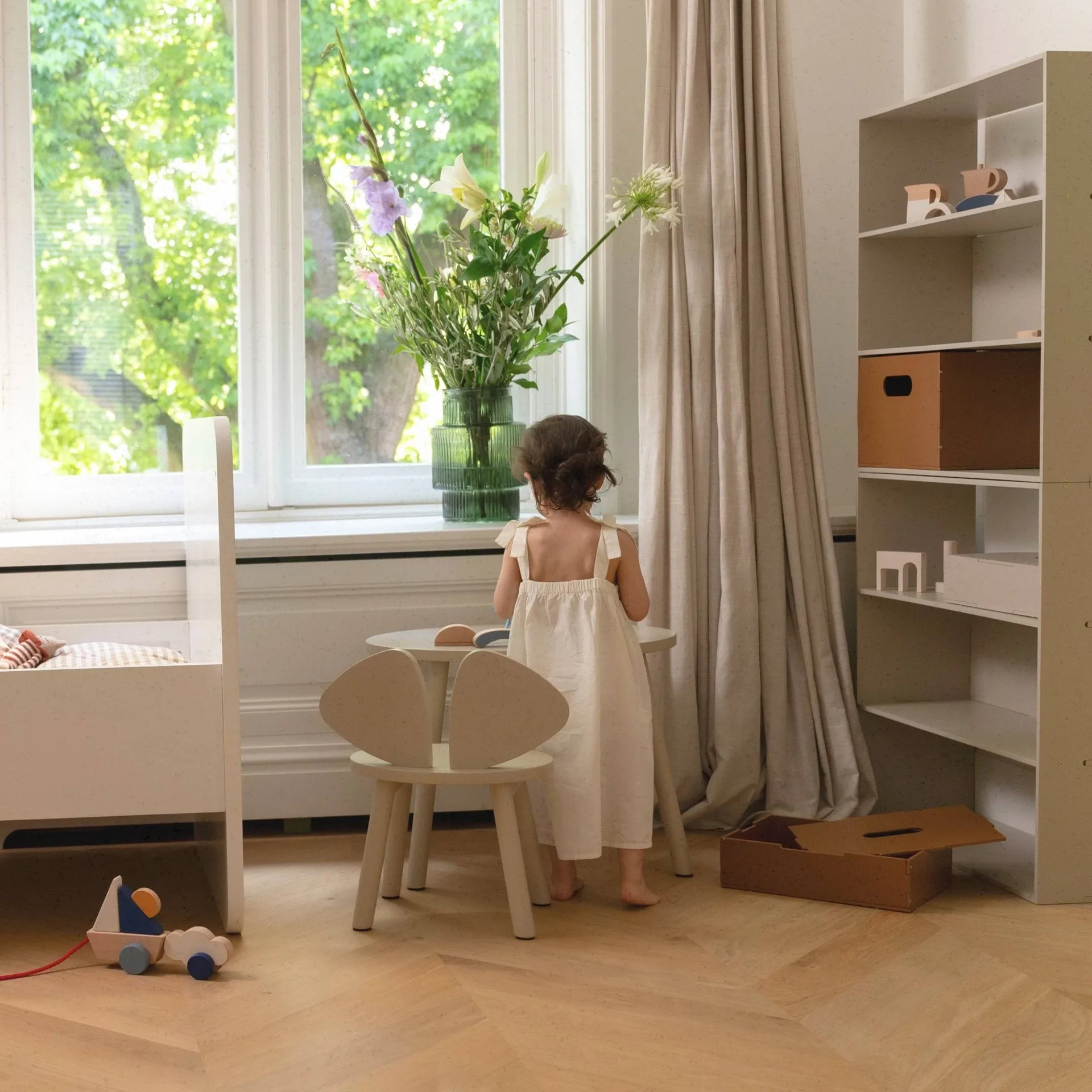 Kiddo Shelving barnehylle, Beige Nofred