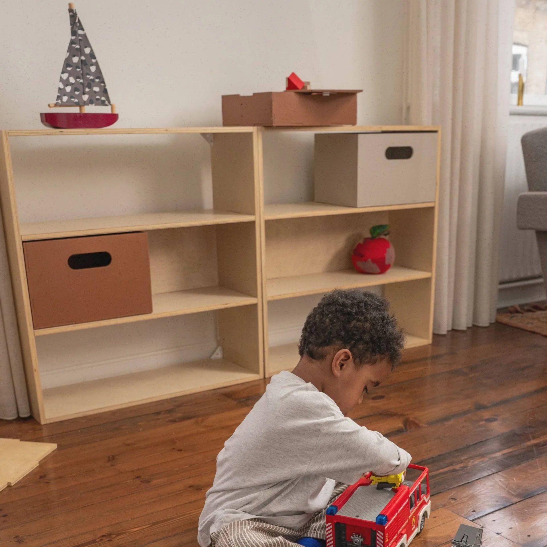 Kiddo Shelving barnehylle, Bjørk Nofred
