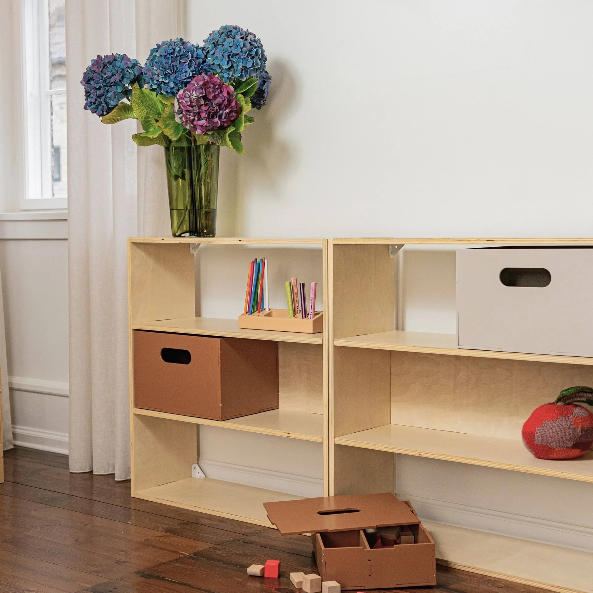 Kiddo Shelving barnehylle, Bjørk Nofred