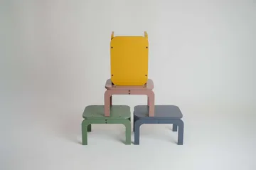 Kiddo Step Seat krakk - Curry - Nofred