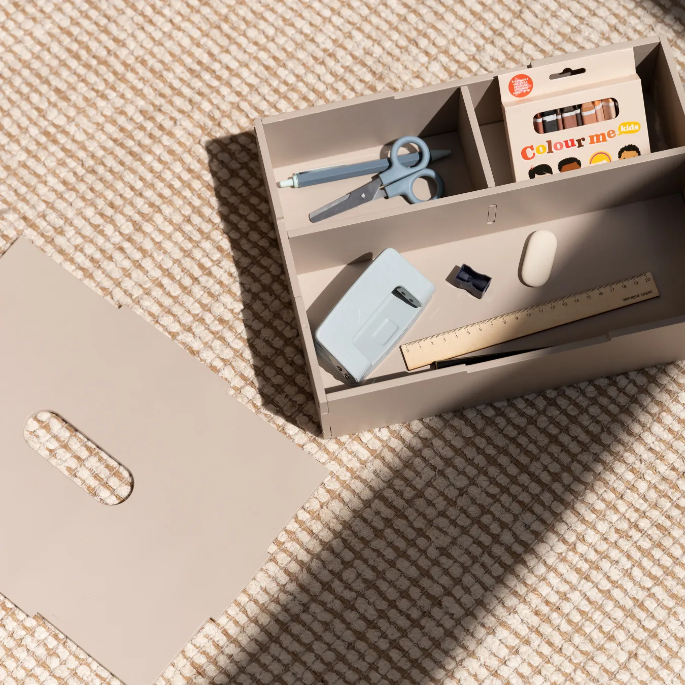 Kiddo Tool Box oppbevaringsboks, Beige Nofred