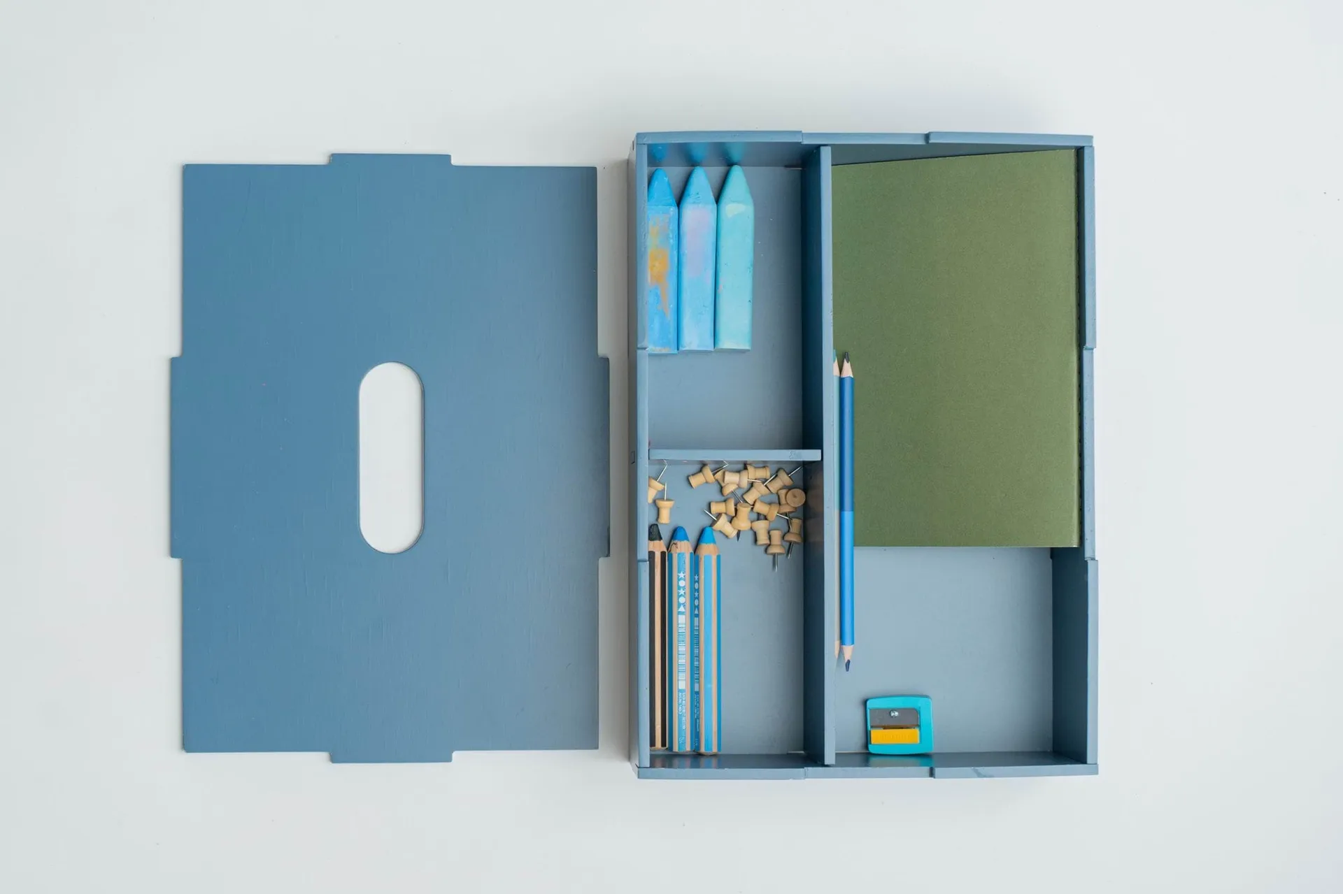 Kiddo Tool Box oppbevaringsboks, Blå Nofred