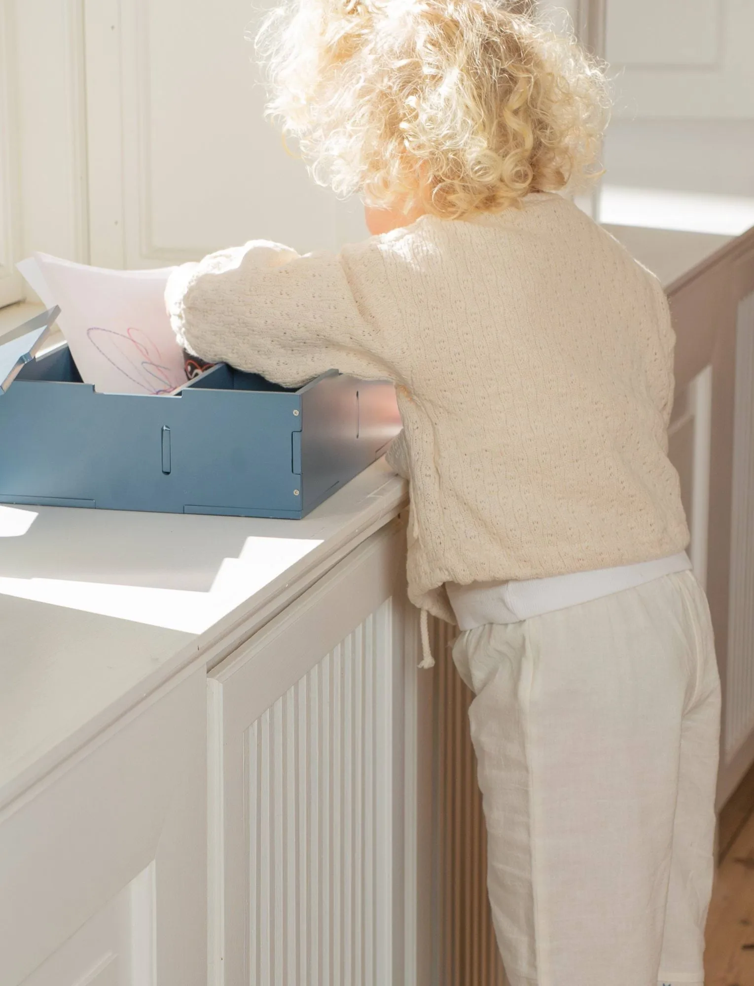 Kiddo Tool Box oppbevaringsboks, Blå Nofred