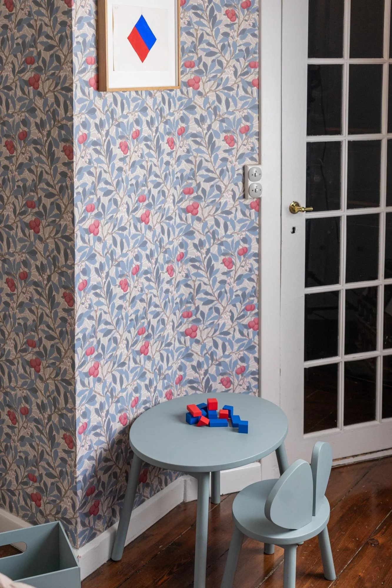 Mouse Chair barnestol, Blue Nofred