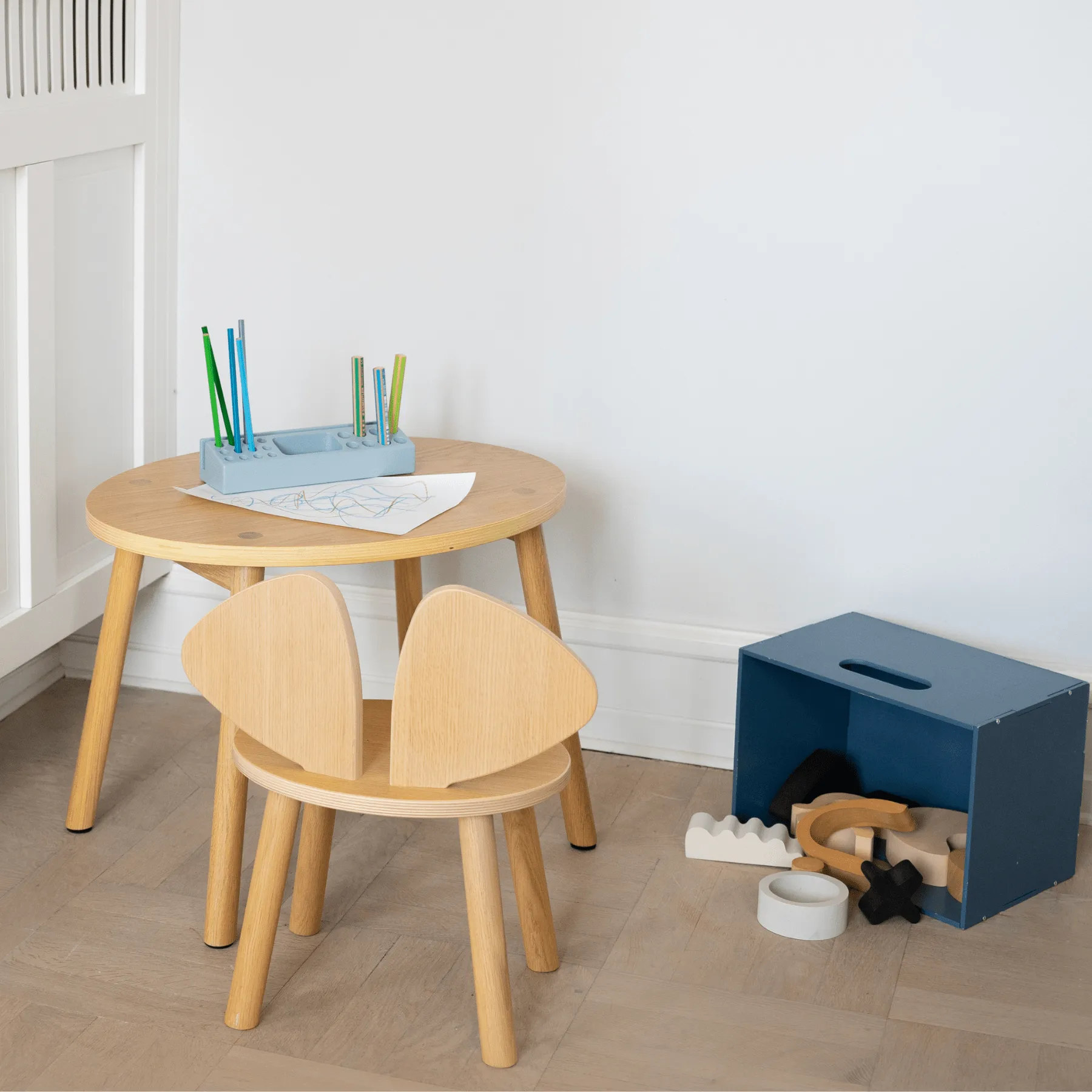 Mouse Chair barnestol, Eik Nofred