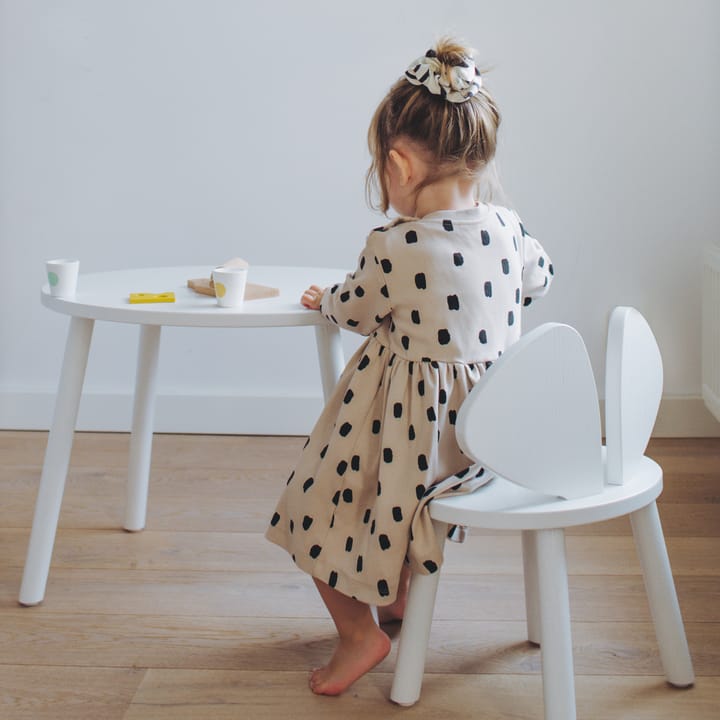 Mouse Chair barnestol, Hvit Nofred