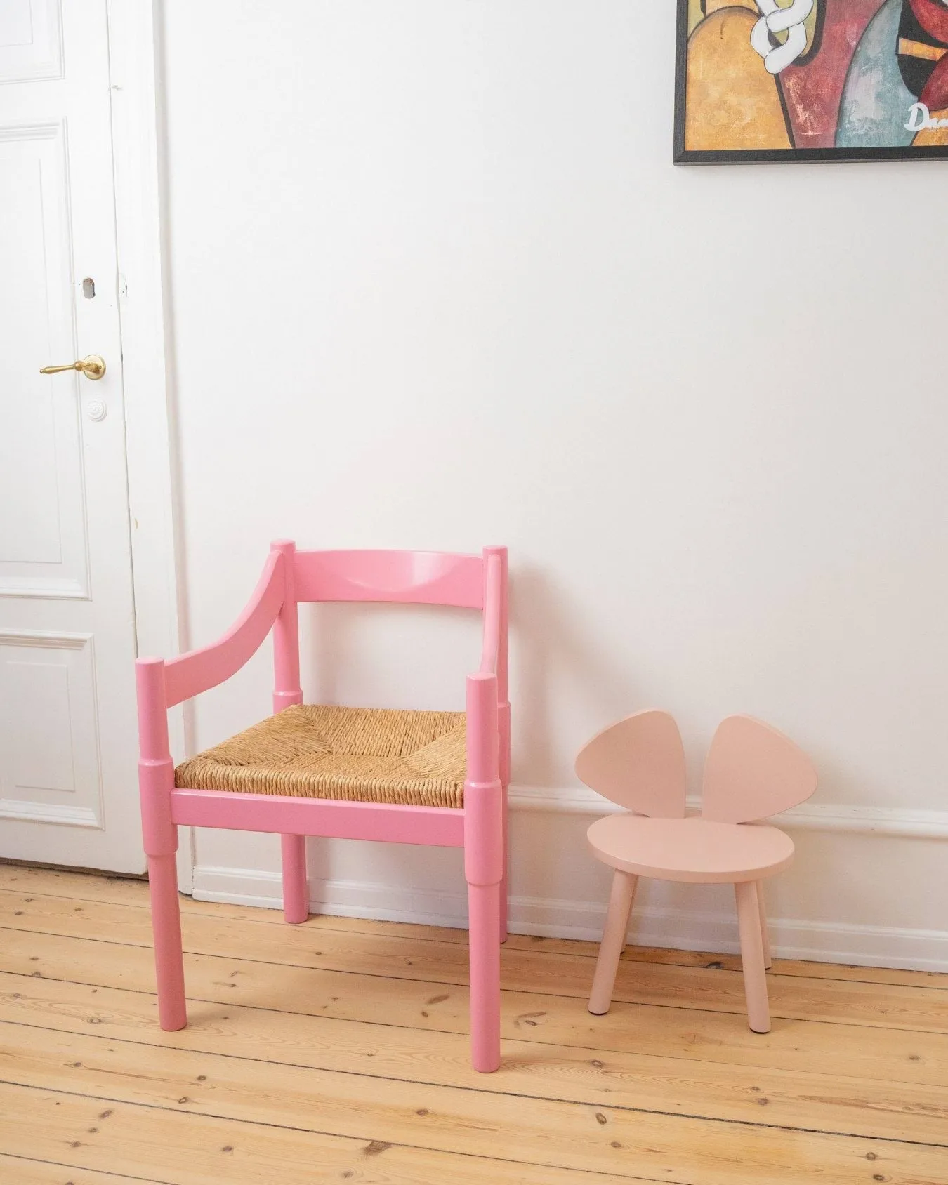 Mouse Chair barnestol, Rosa Nofred