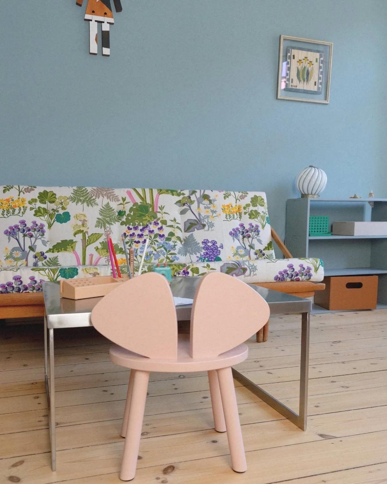 Mouse Chair barnestol, Rosa Nofred