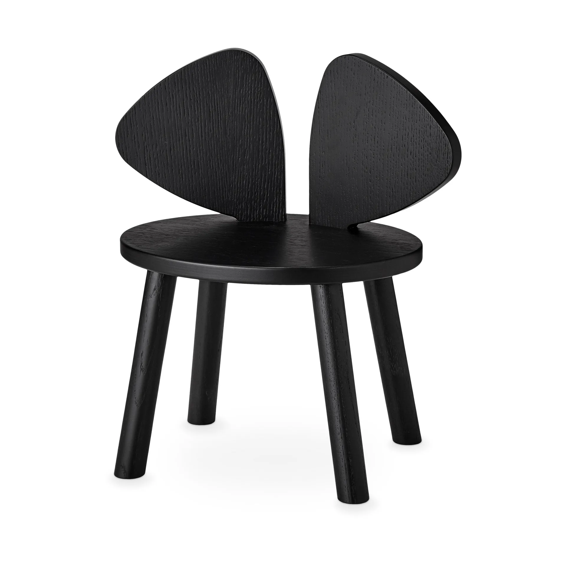 Mouse Chair barnestol, Svart Nofred