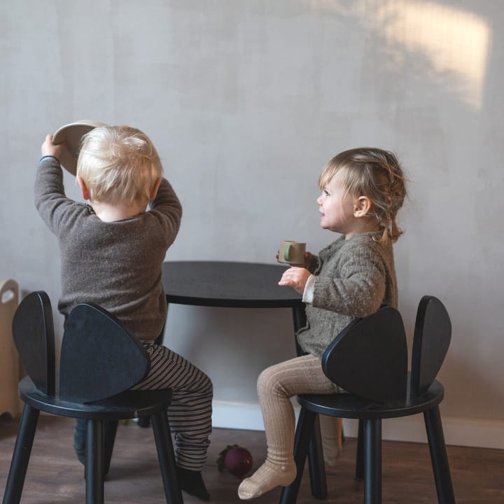 Mouse Chair barnestol, Svart Nofred