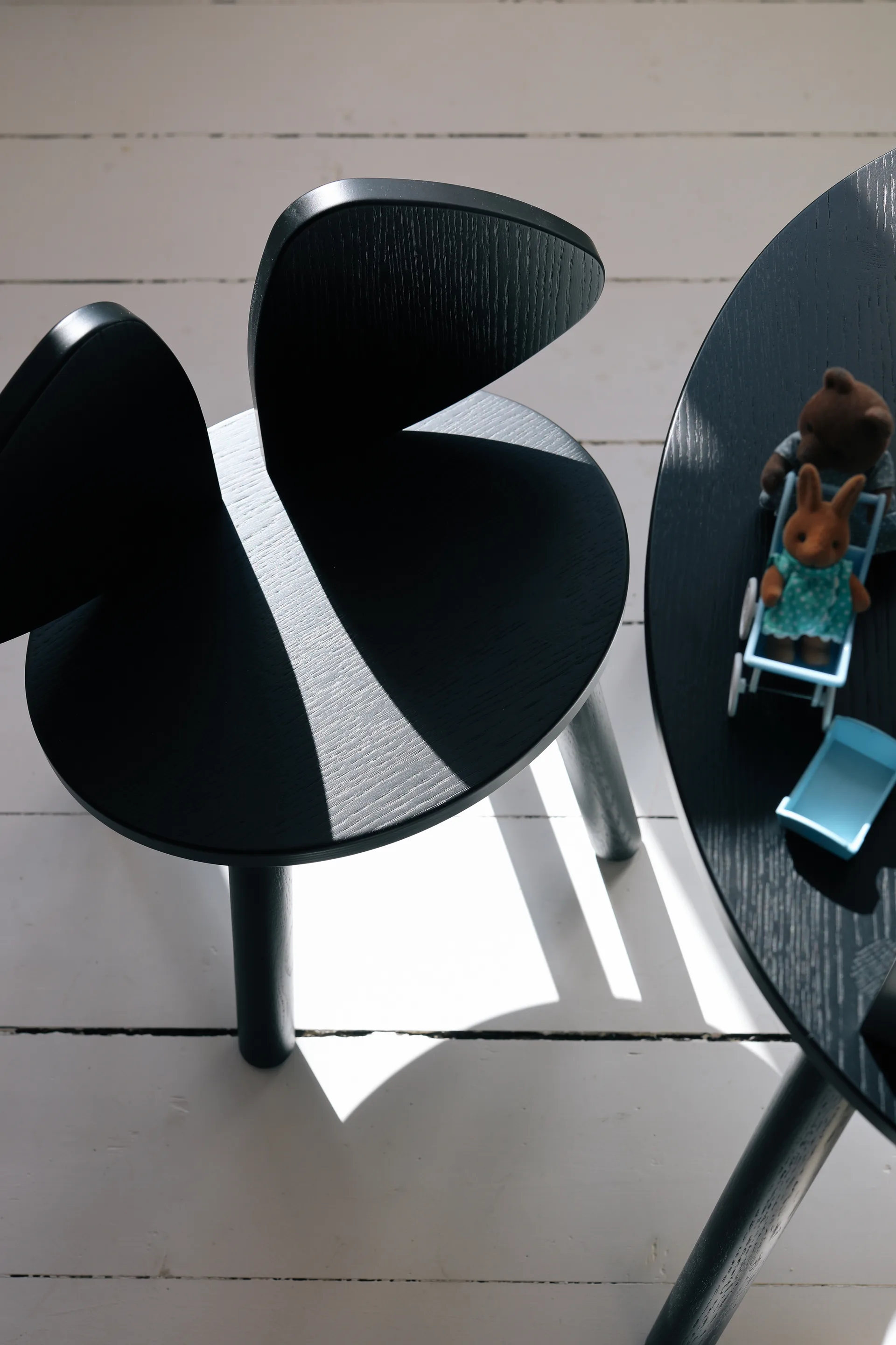 Mouse Chair barnestol, Svart Nofred