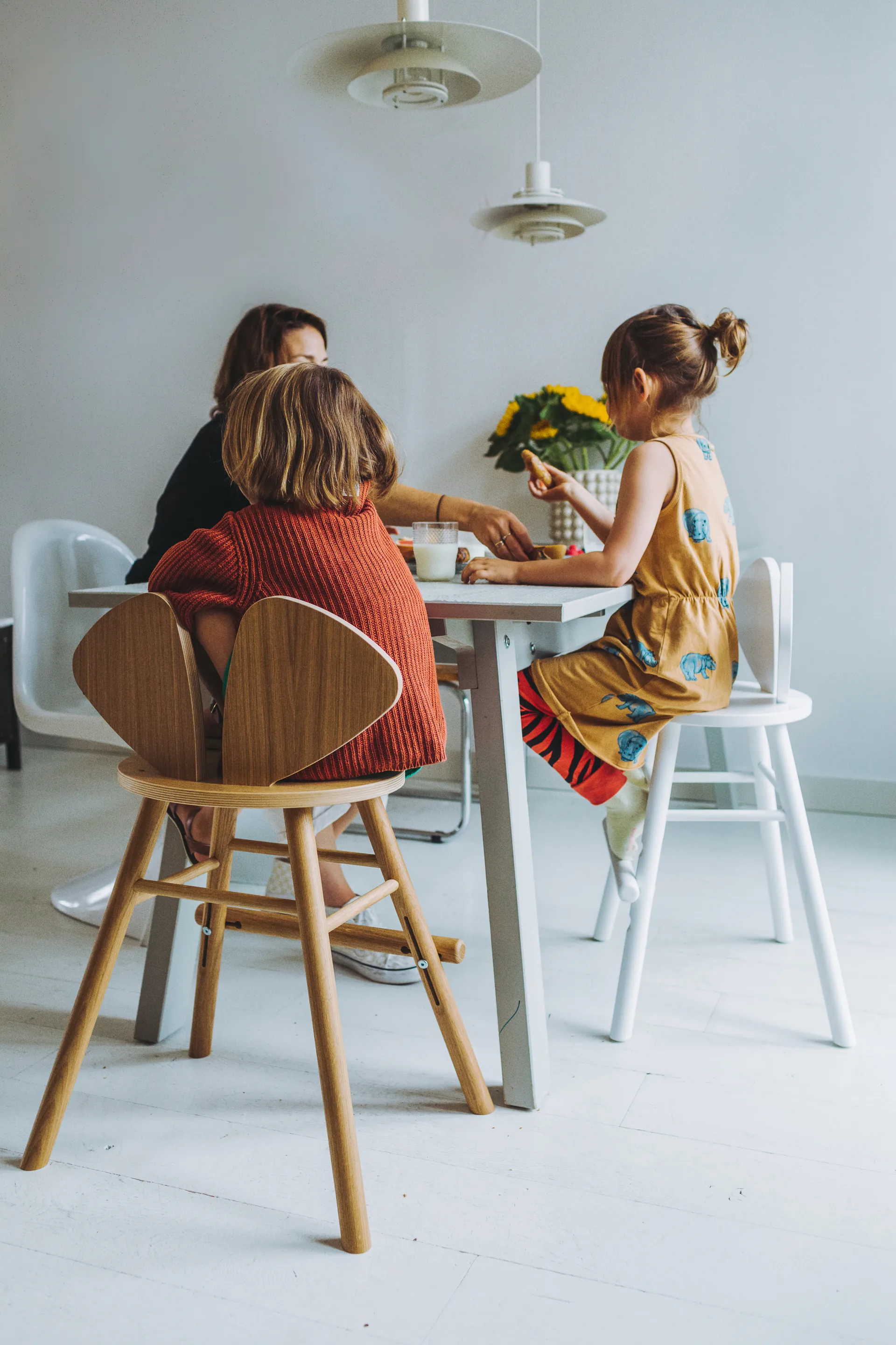 Mouse Chair Junior stol, Hvit Nofred