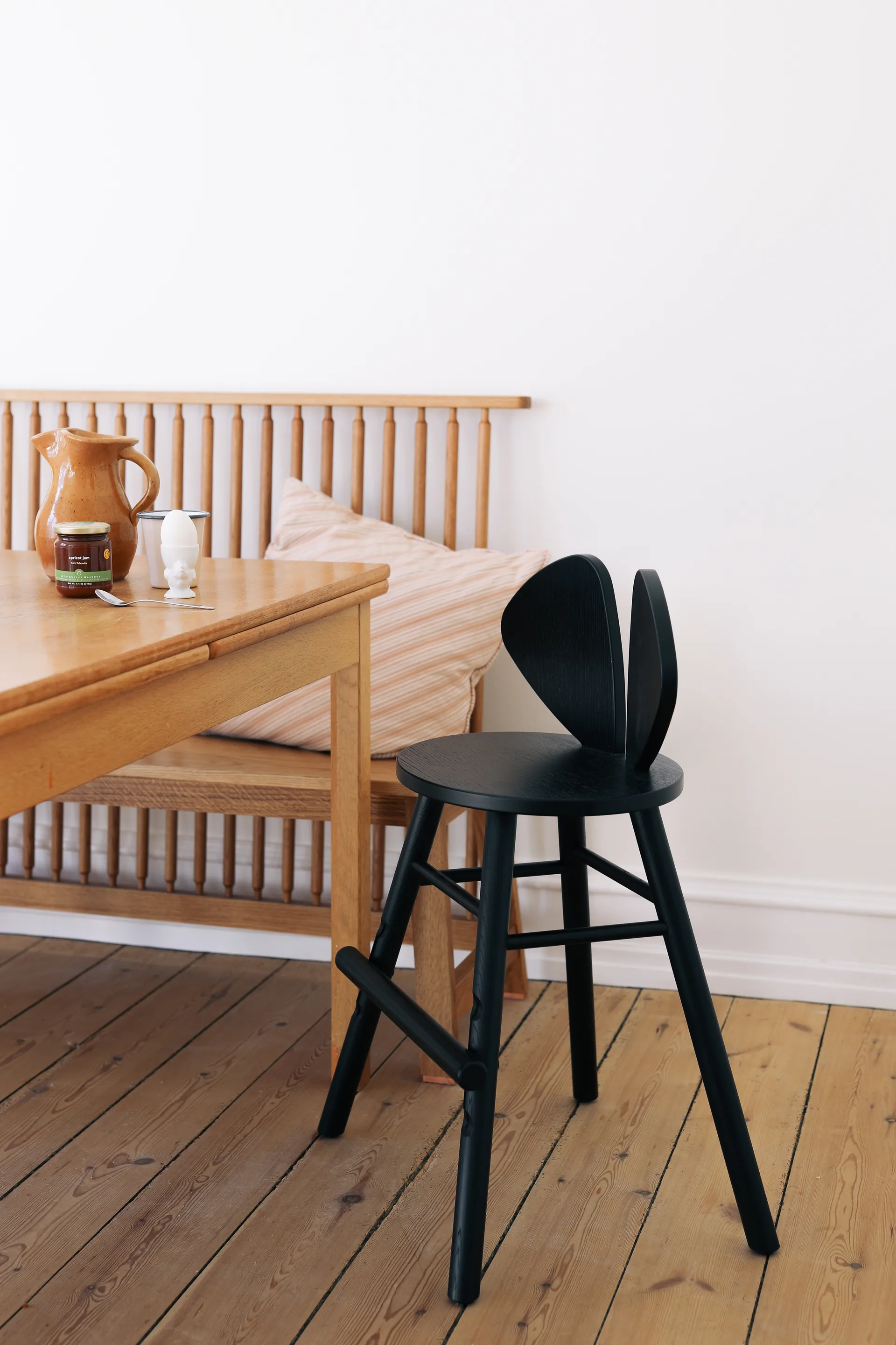 Mouse Chair Junior stol, Svart Nofred