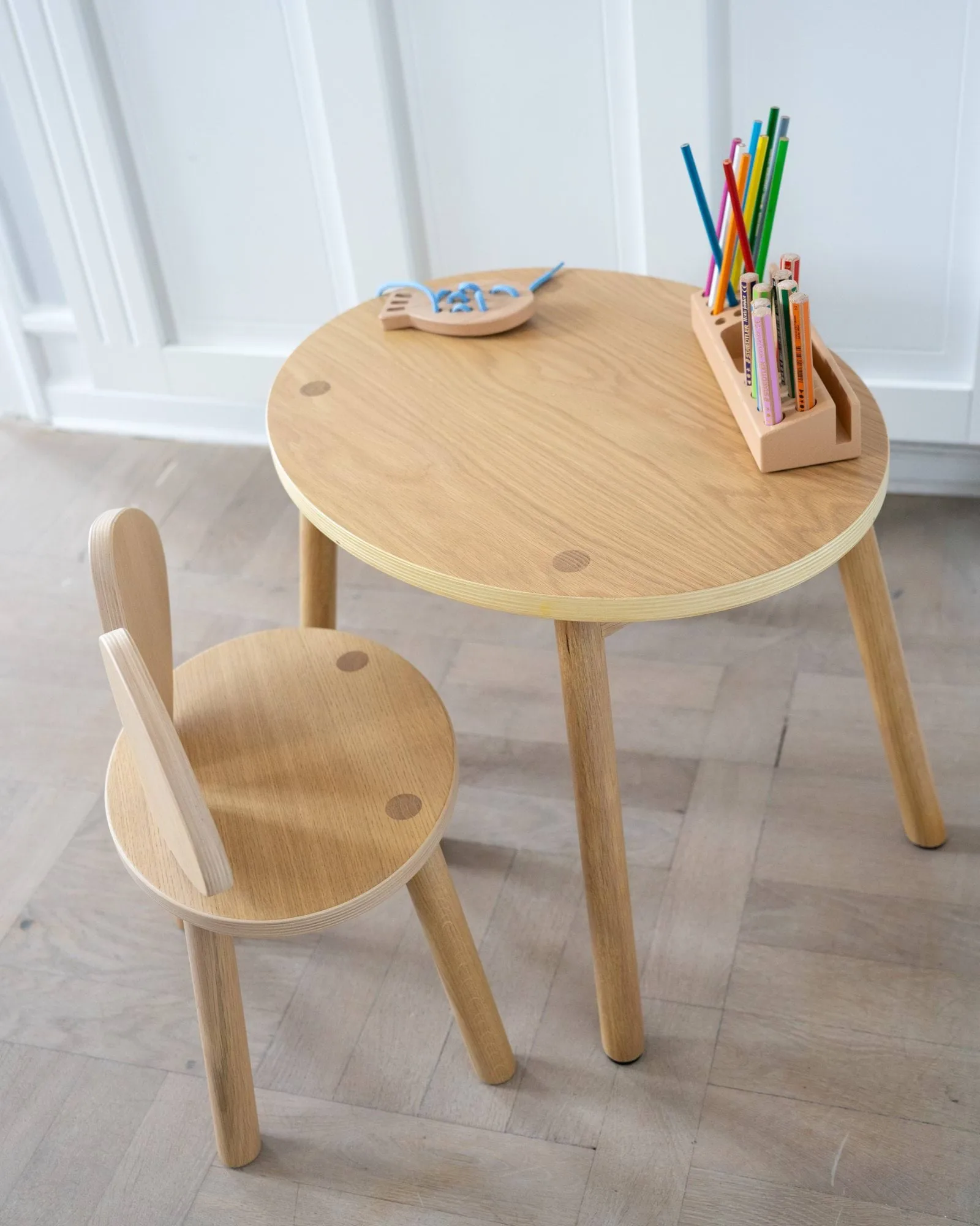 Mouse Table barnebord, Eik Nofred