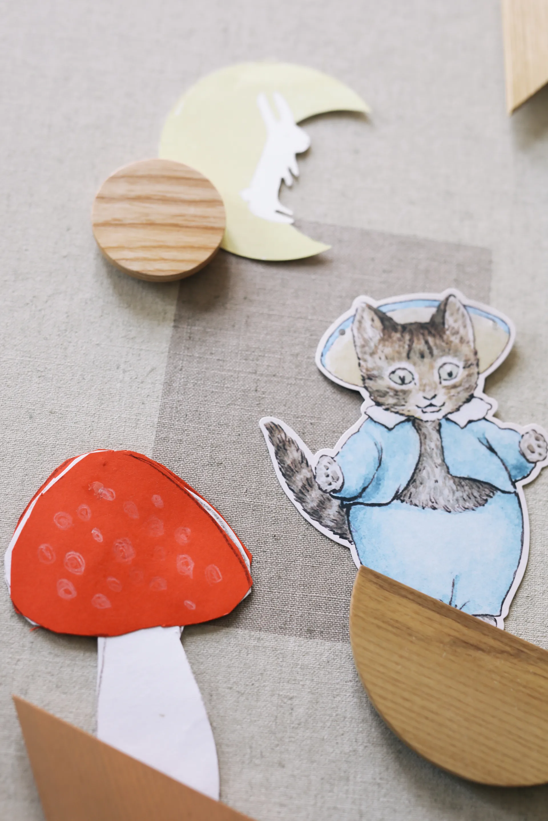 Pin Magnets magnetsett 5 stk, Sand Nofred