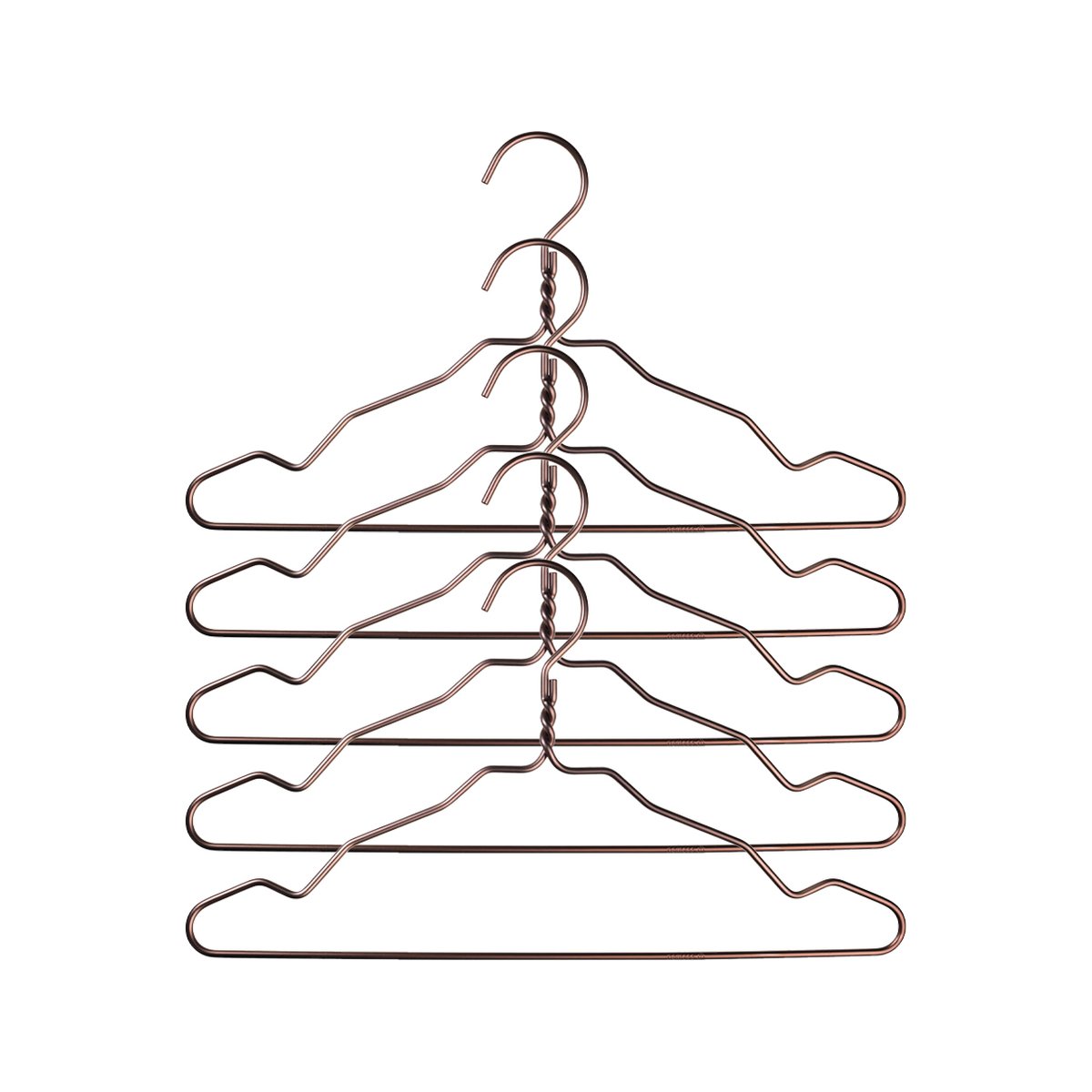 Nomess Copenhagen Alu kleshenger 5-pakn. bronse