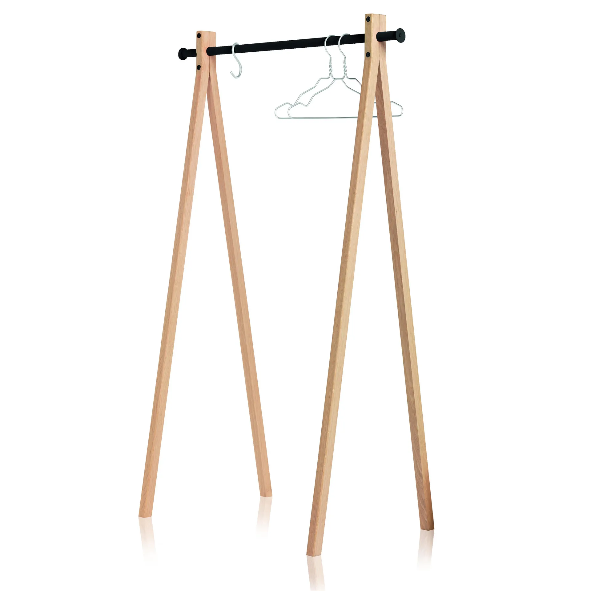 Dress-Up 90 klesstativ, natur-svart Nomess Copenhagen