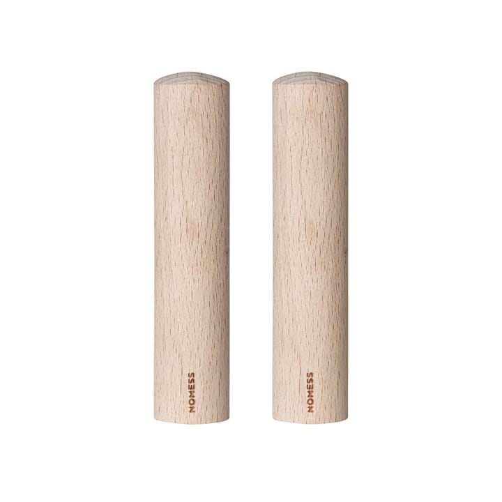 Wood knagg 2-pakn. - natur - Nomess Copenhagen