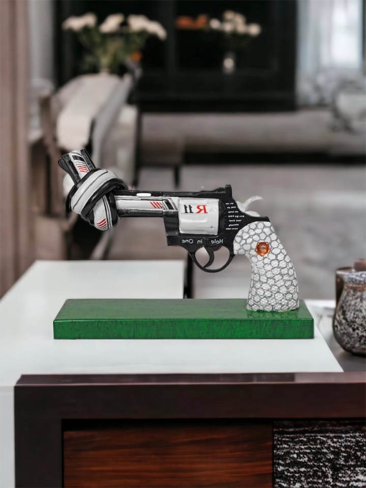 Drive for Peace dekorasjon 30 cm, Multi Non Violence