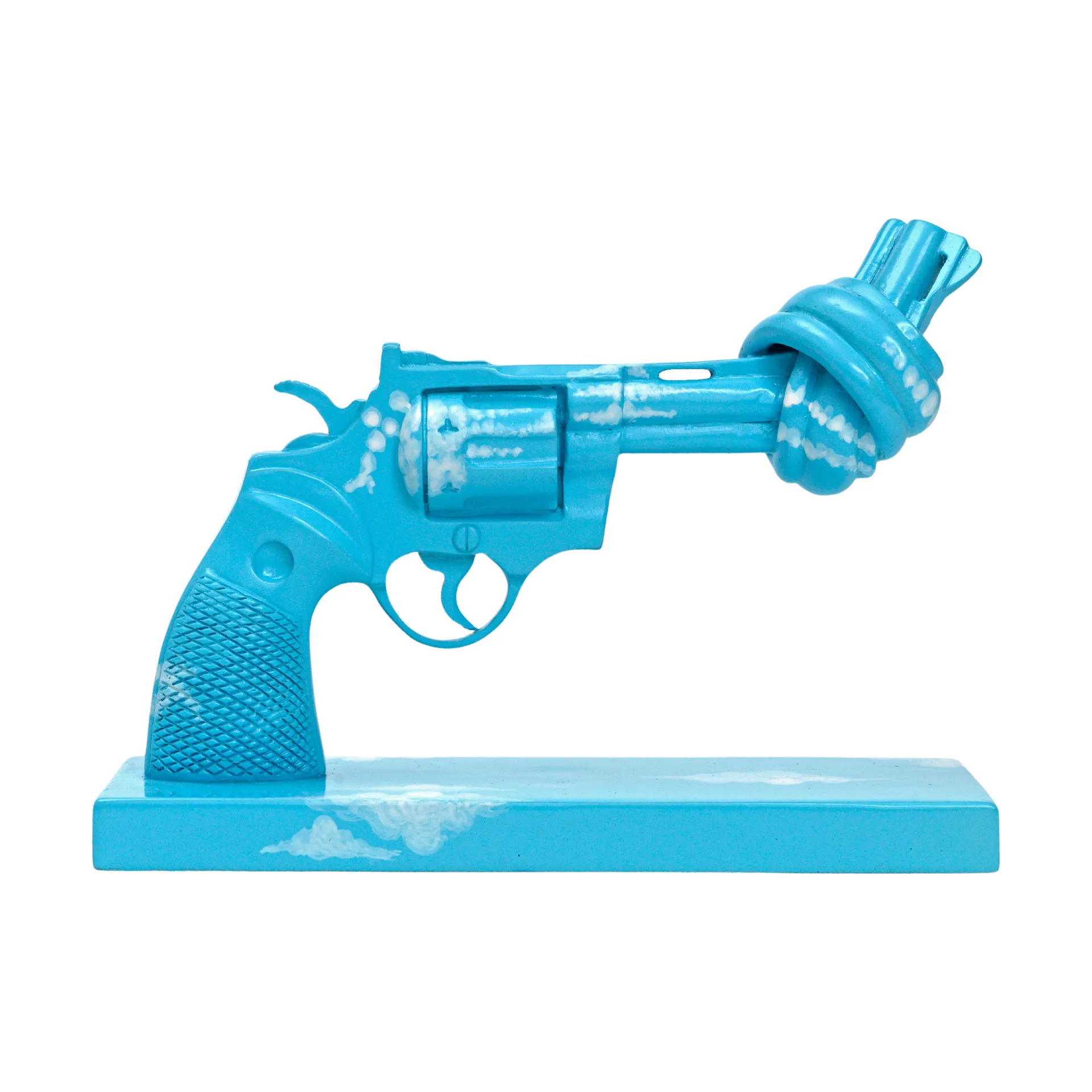 Imagine dekorasjon 30 cm, Blå-hvit Non Violence