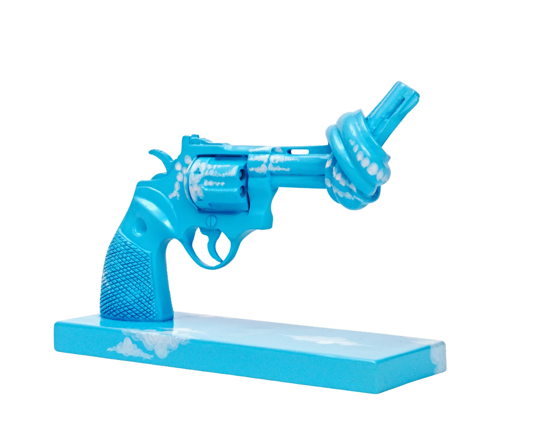 Imagine dekorasjon 30 cm, Blå-hvit Non Violence