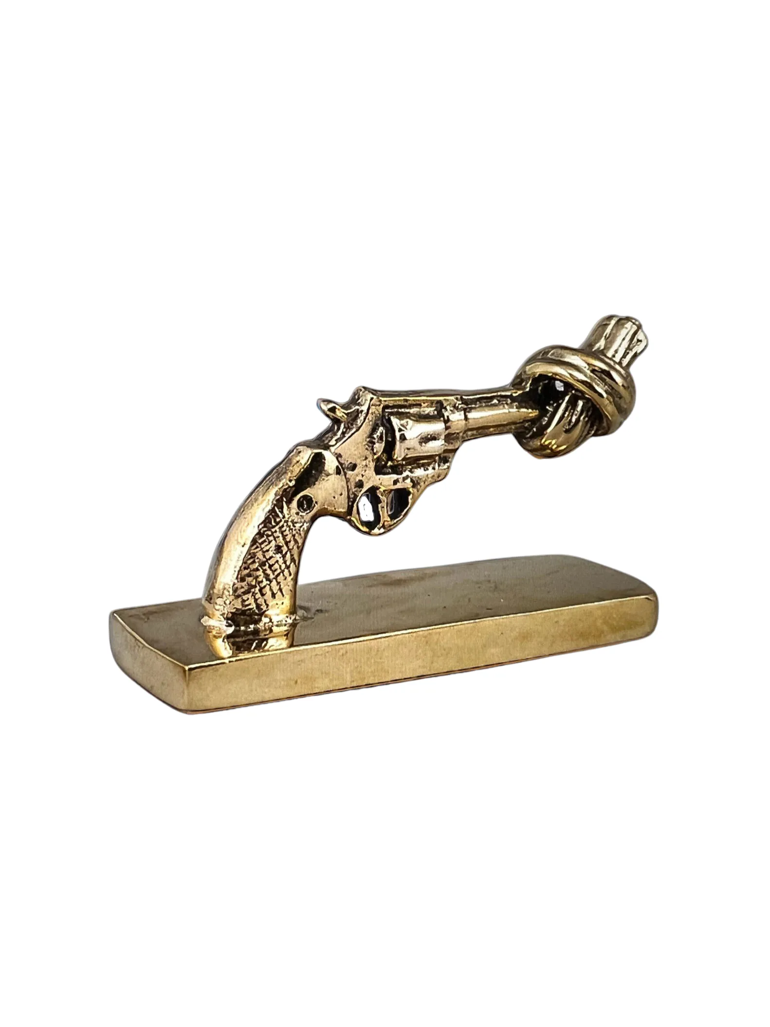 Knotted Gun mini 7 cm, Bronse Non Violence