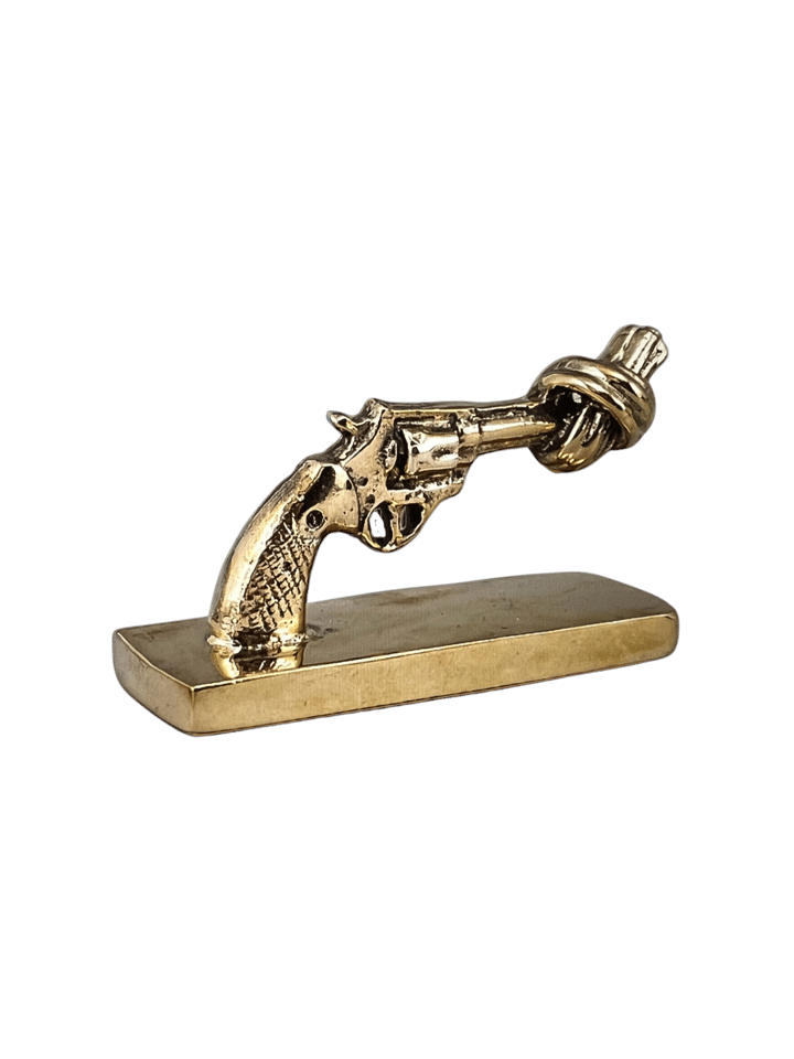 Knotted Gun mini 7 cm, Bronse Non Violence