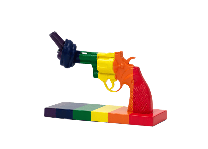 Peace for All dekorasjon 19 cm, Multi Non Violence