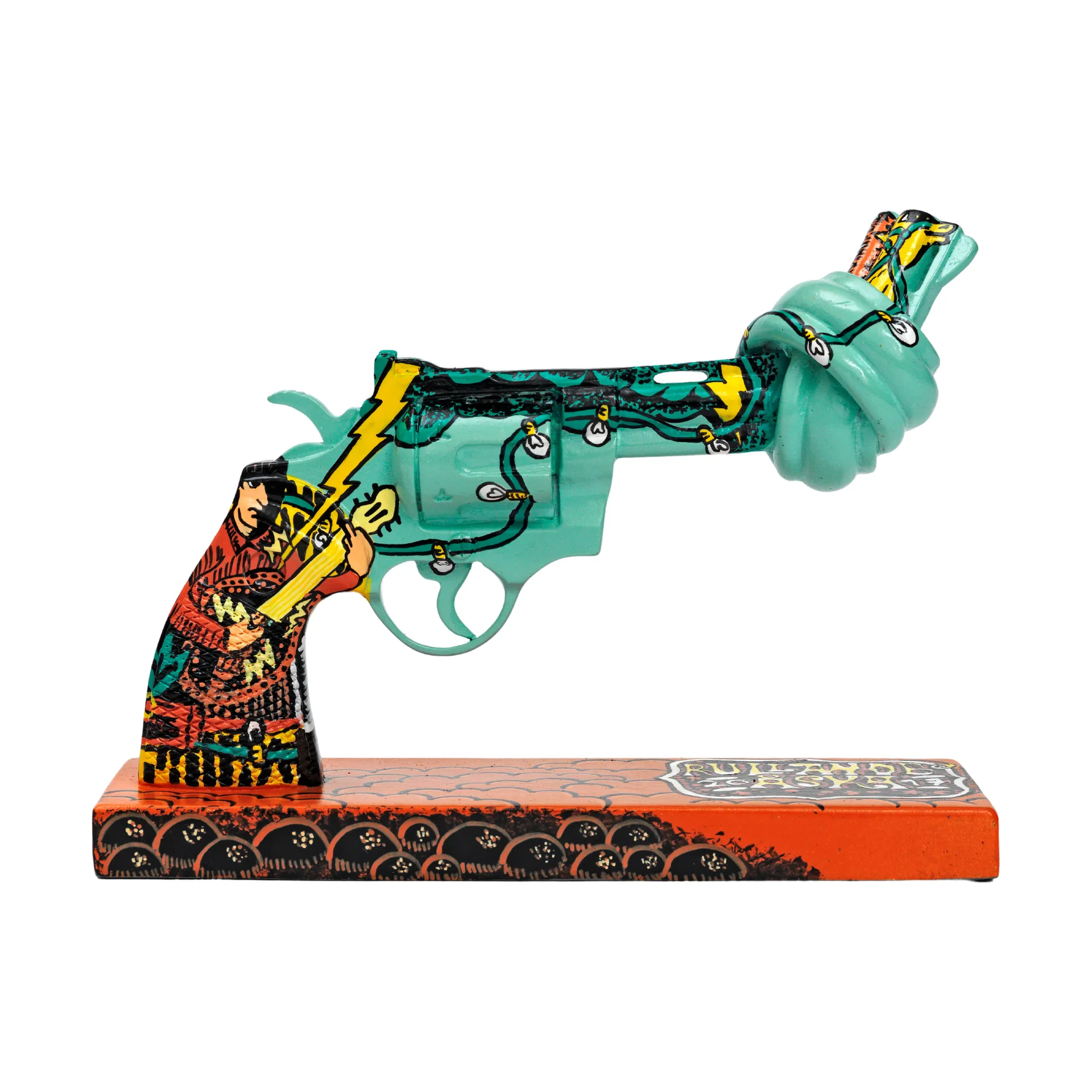 Peace n Luv dekorasjon 19 cm, Multi Non Violence