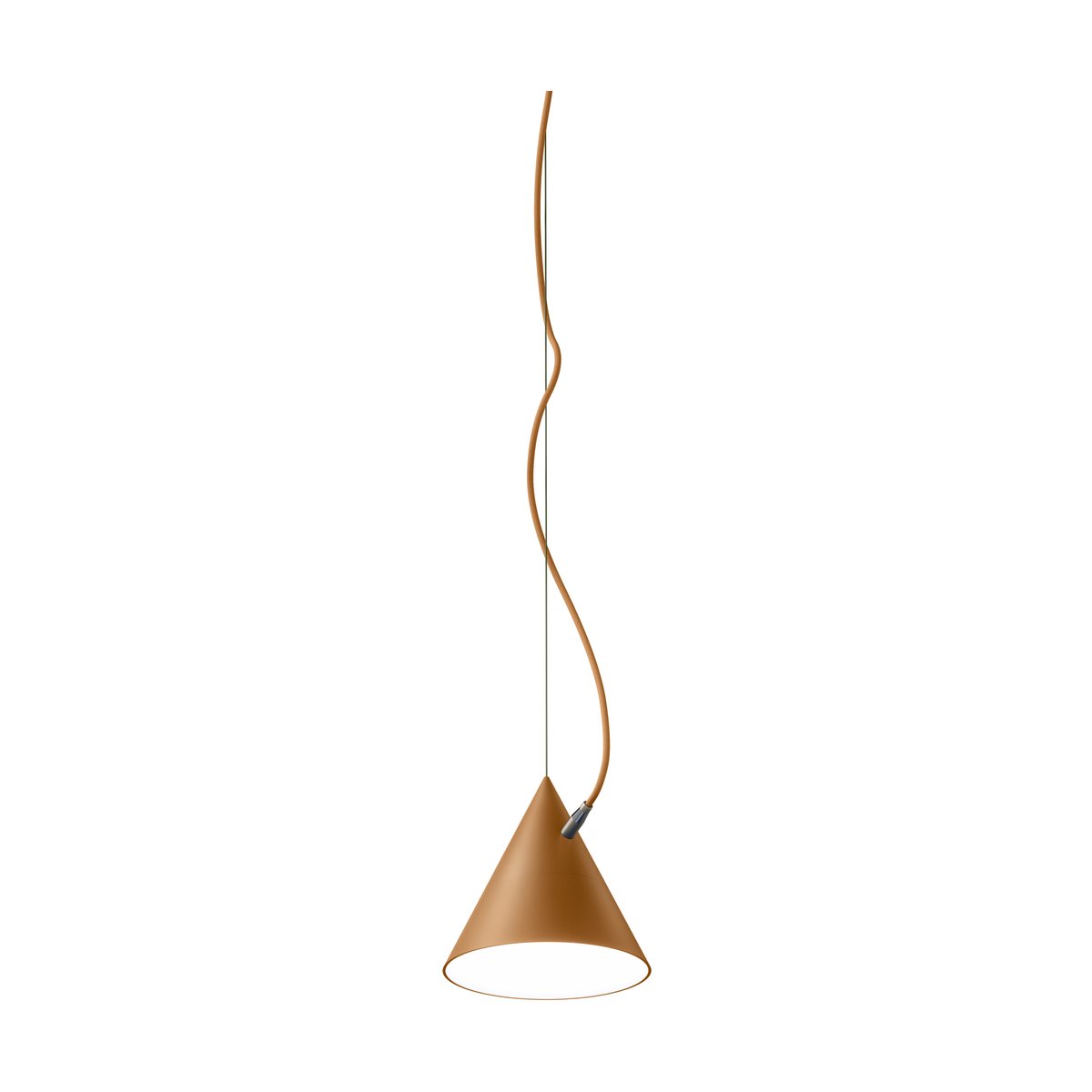 Bilde av Noon Castor pendel 20 cm Brun-okra-messing