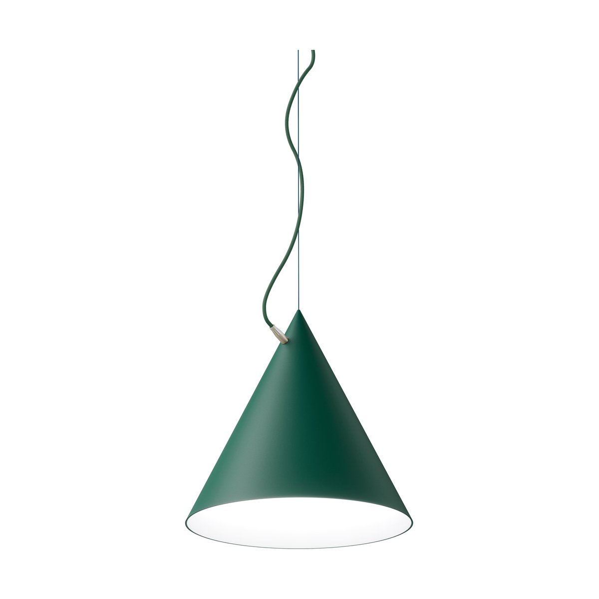 Bilde av Noon Castor pendel 40 cm British racing green-mørkgrønn-messing