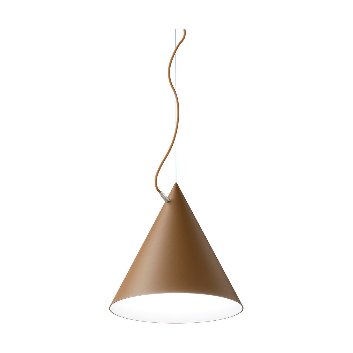Bilde av Noon Castor pendel 40 cm Brun-okra-messing