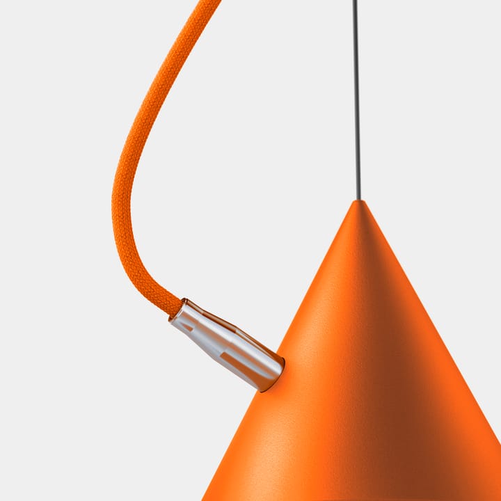 Castor pendel 40 cm, Oransje-oransje-sølv Noon