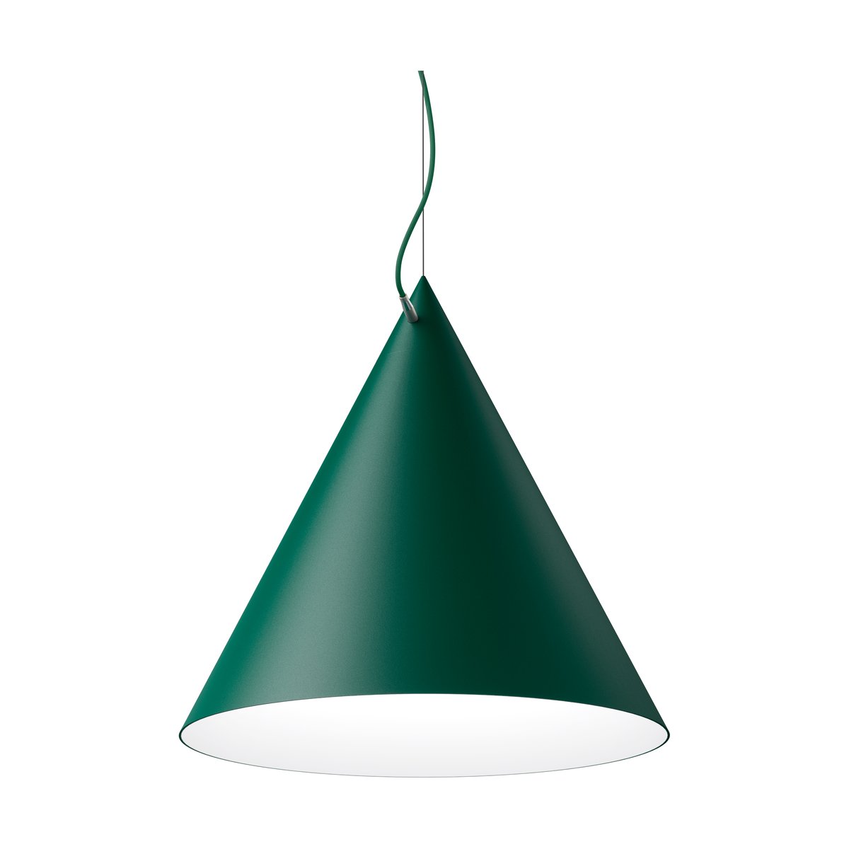 Bilde av Noon Castor pendel 60 cm British racing green-mørkegrønn-messing