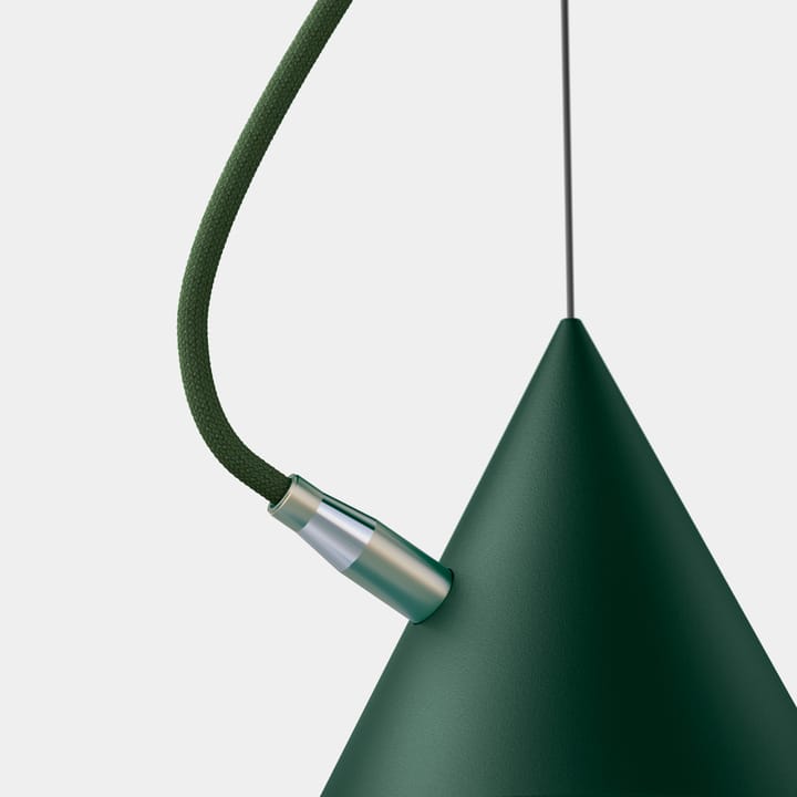Castor pendel 60 cm, British racing green-mørkegrønn-messing Noon