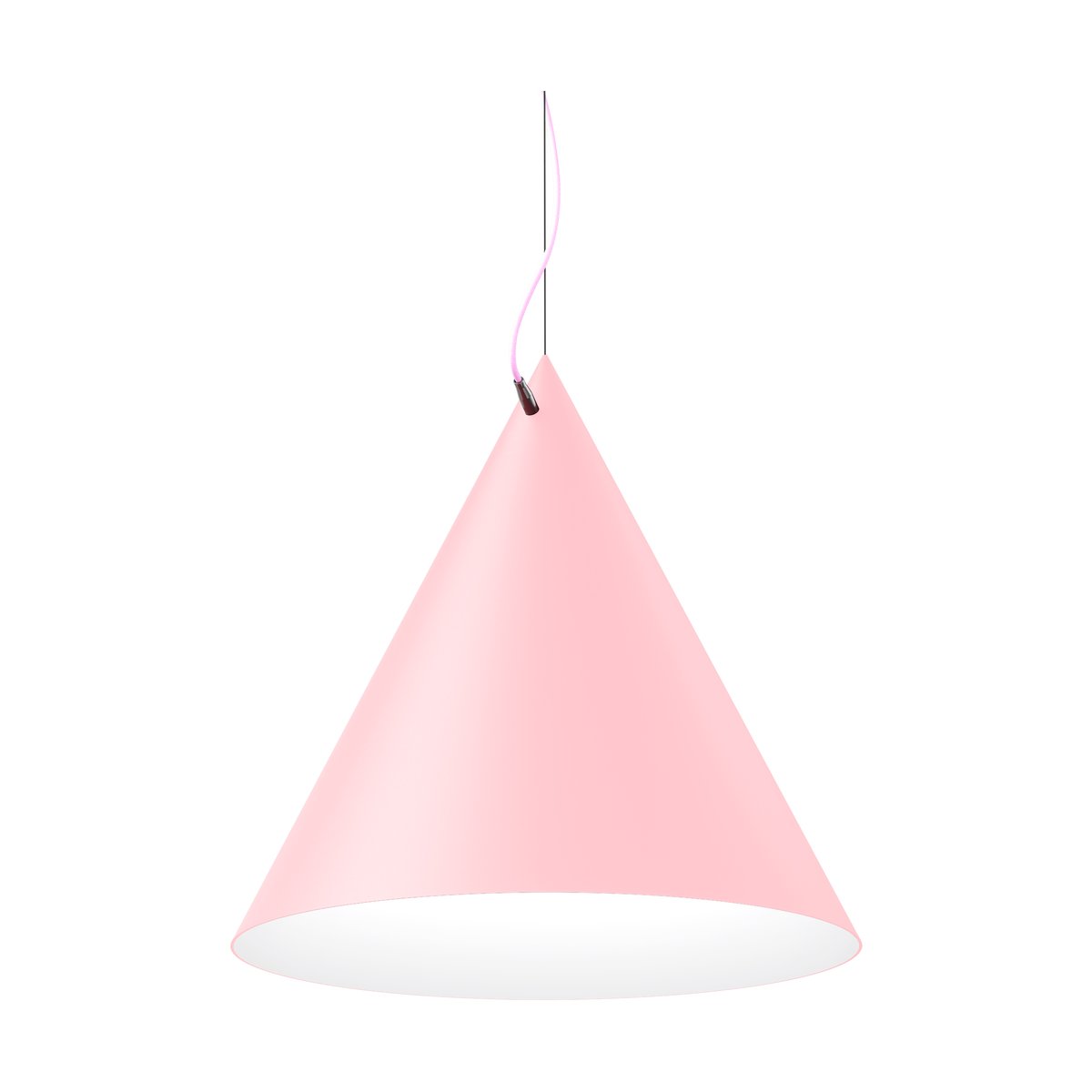 Bilde av Noon Castor pendel 60 cm Rosa-rosa-sølv