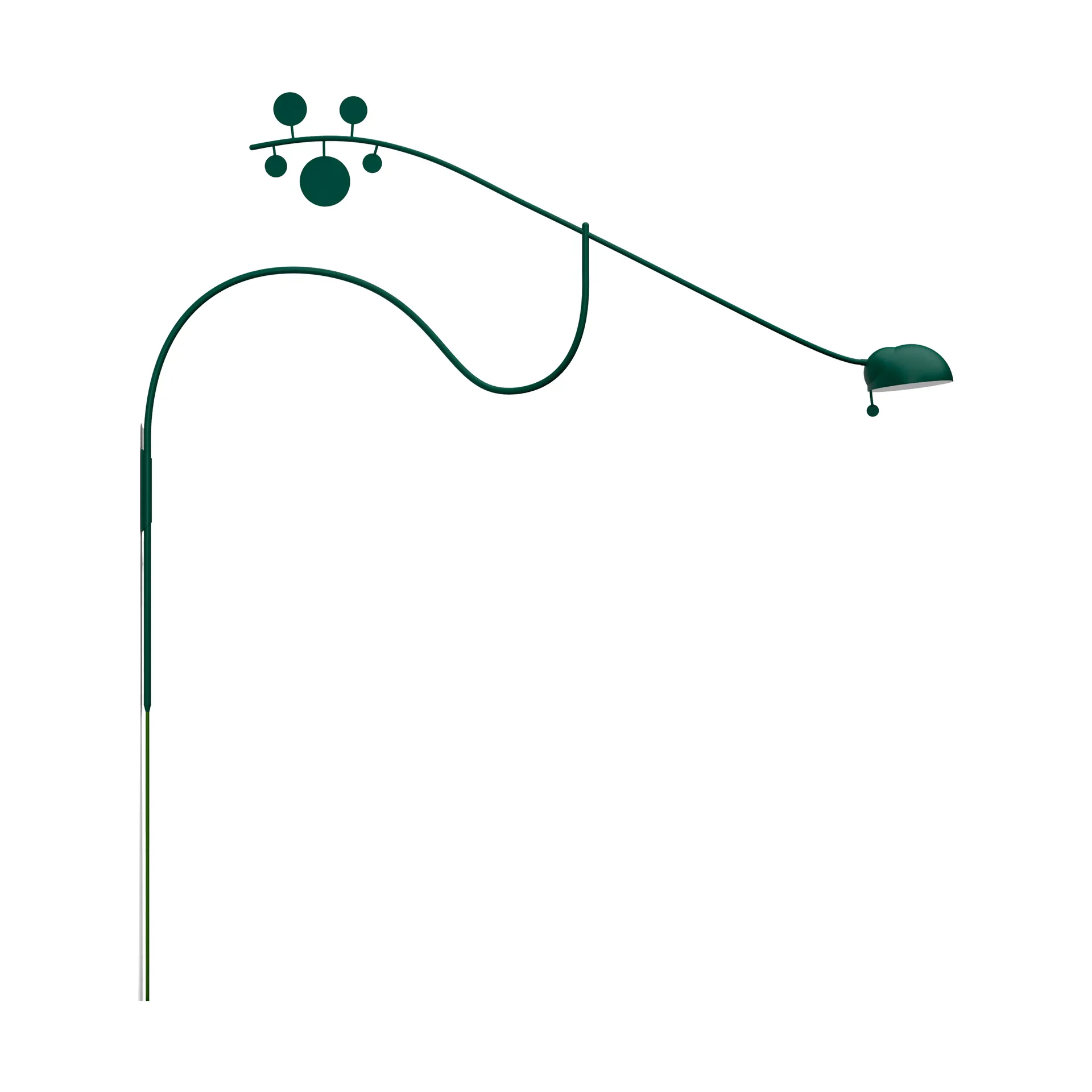 Juno vegglampe, British racing green-mørkegrønn Noon