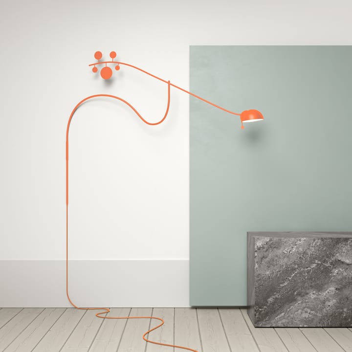 Juno vegglampe, Oransje-oransje Noon