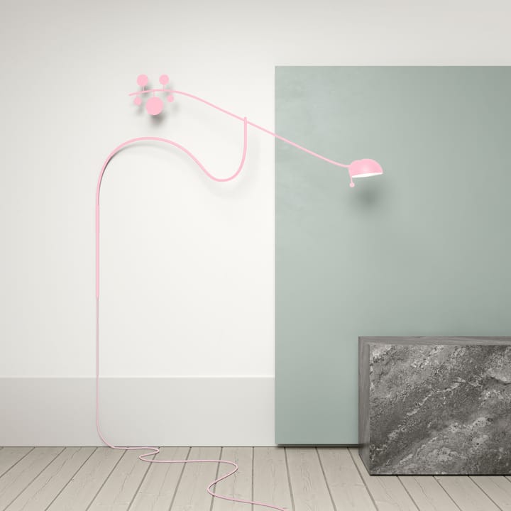 Juno vegglampe, Rosa-rosa Noon