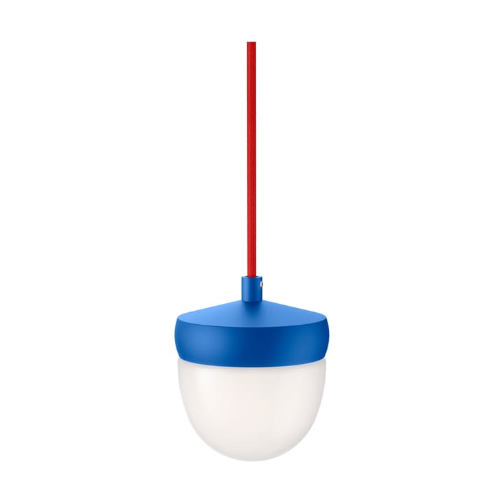 Pan pendel frostet 10 cm - Klarblå-rød - Noon