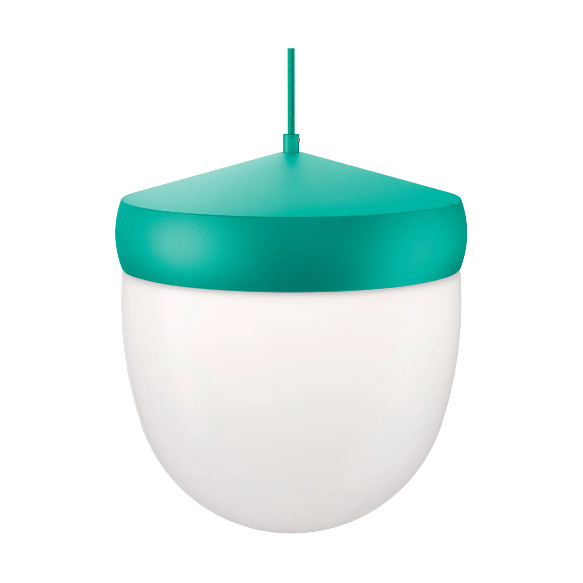 Pan pendel frostet 30 cm, Turkis-turkis Noon