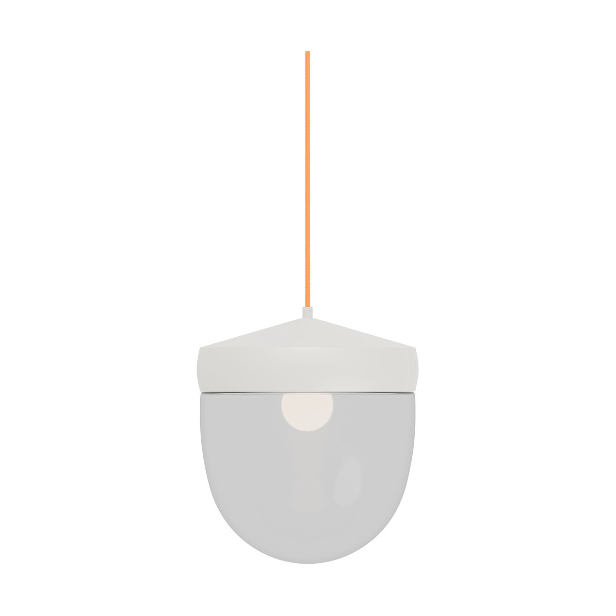 Bilde av Noon Pan pendel klar 30 cm Hvit-oransje