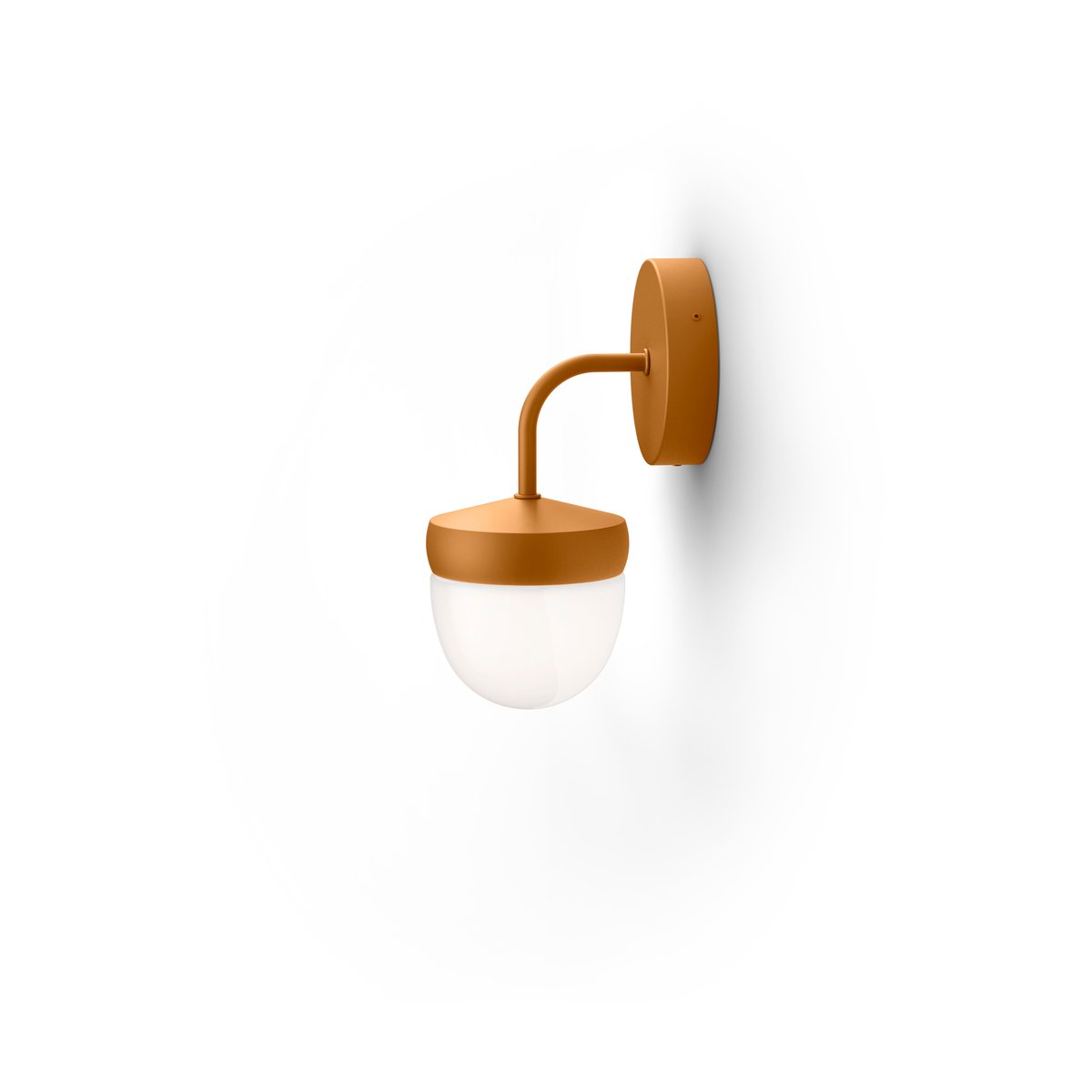 Bilde av Noon Pan vegglampe frostet 10 cm Brun
