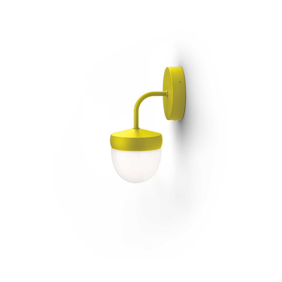 Bilde av Noon Pan vegglampe frostet 10 cm Gul