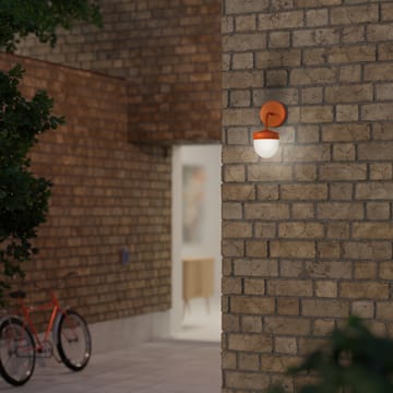 Pan vegglampe frostet 10 cm - Oransje - Noon