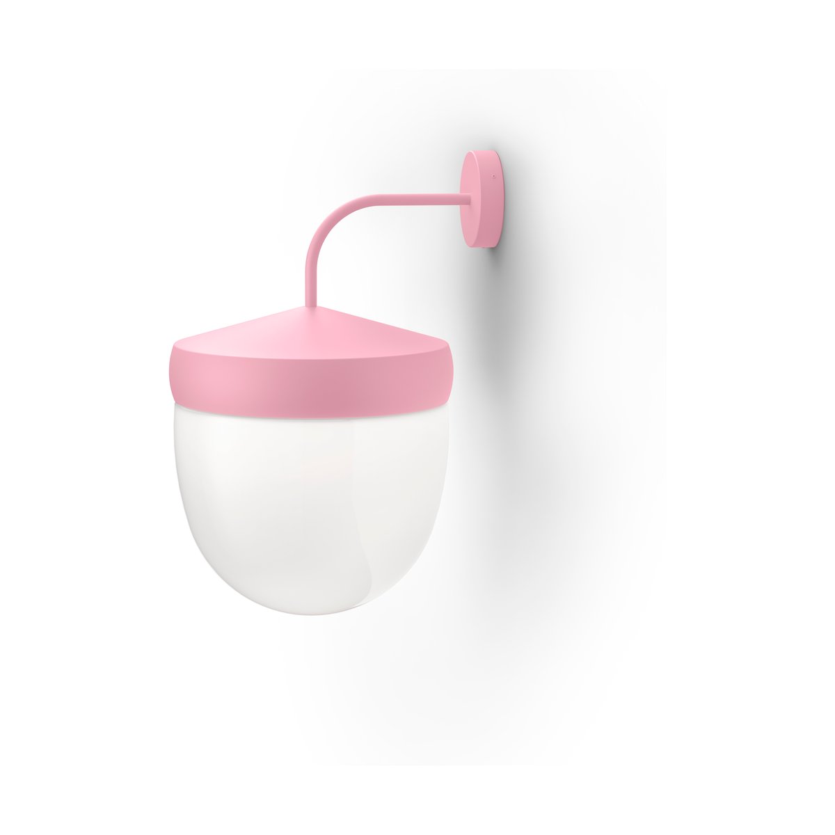 Bilde av Noon Pan vegglampe frostet 30 cm Rosa