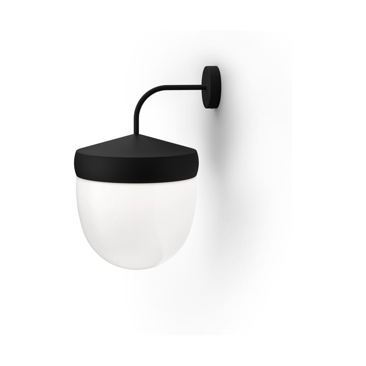 Pan vegglampe frostet 30 cm - Svart - Noon