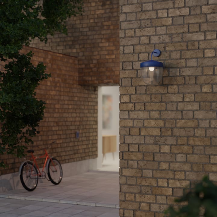 Pan vegglampe klar 30 cm, Blå Noon
