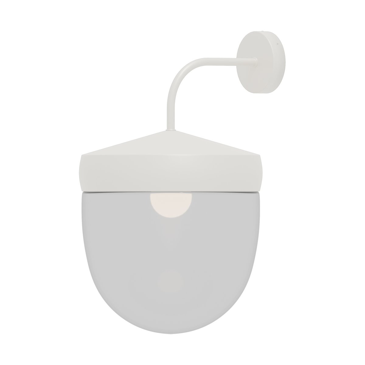 Bilde av Noon Pan vegglampe klar 30 cm Hvit