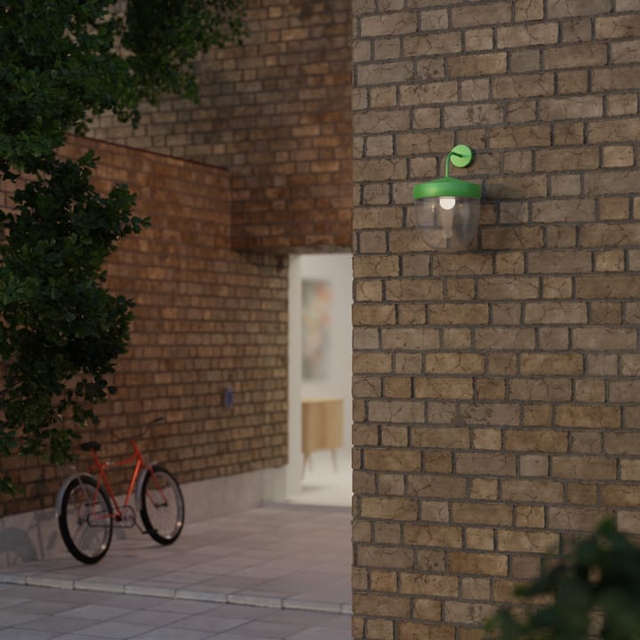 Pan vegglampe klar 30 cm, Lysegrønn Noon